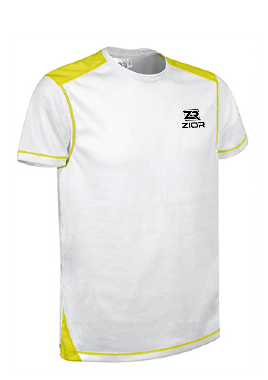 Camiseta  Bicolor 100%Poliéster 145gr Zior