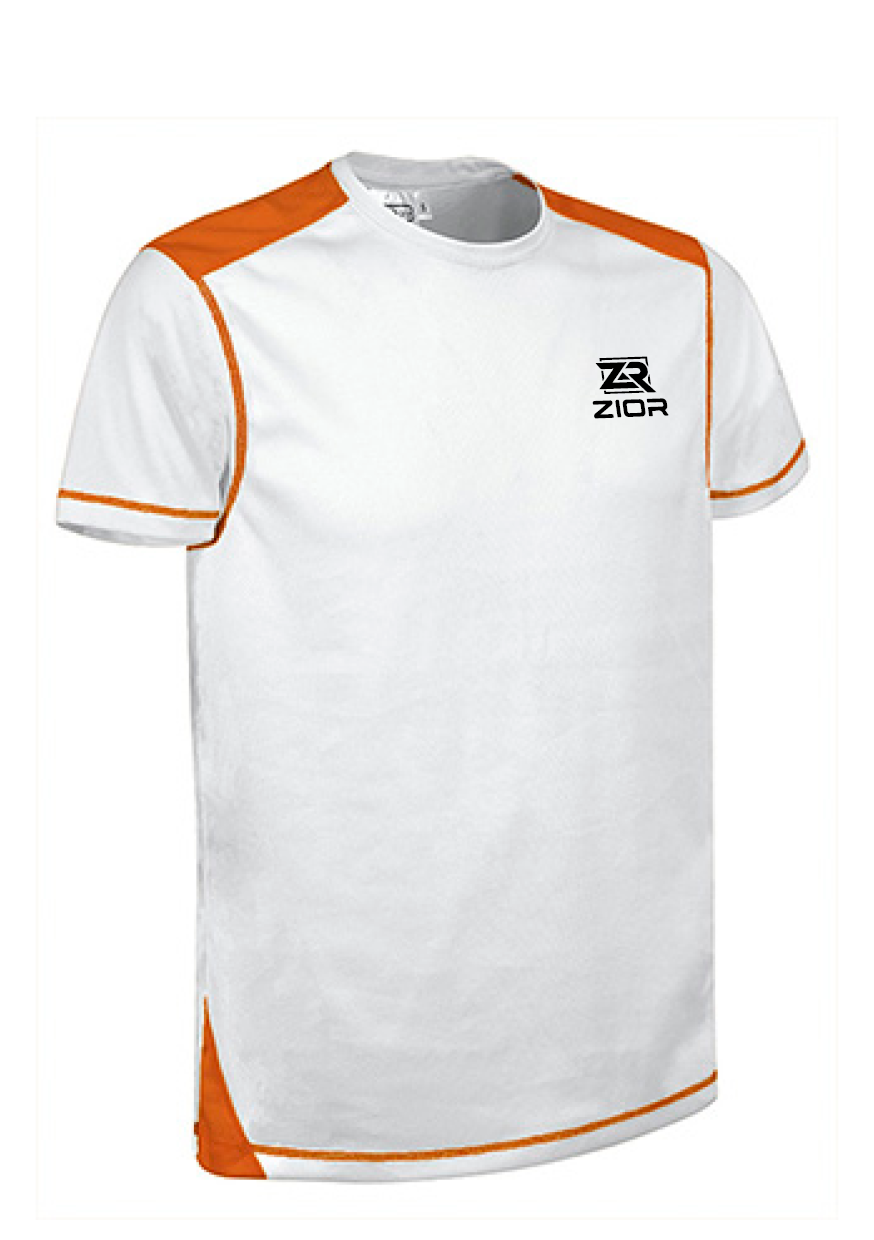 Camiseta  Bicolor 100%Poliéster 145gr Zior