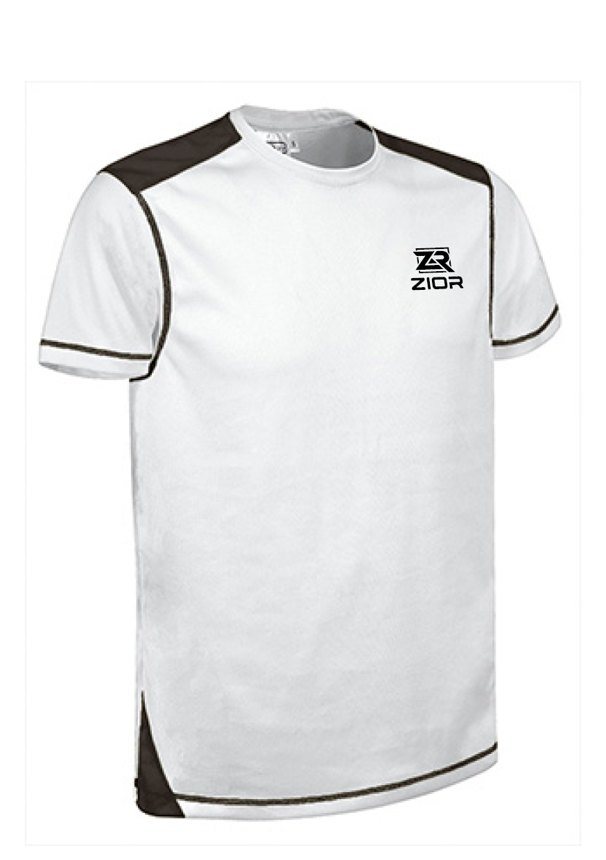 Camiseta  Bicolor 100%Poliéster 145gr Zior