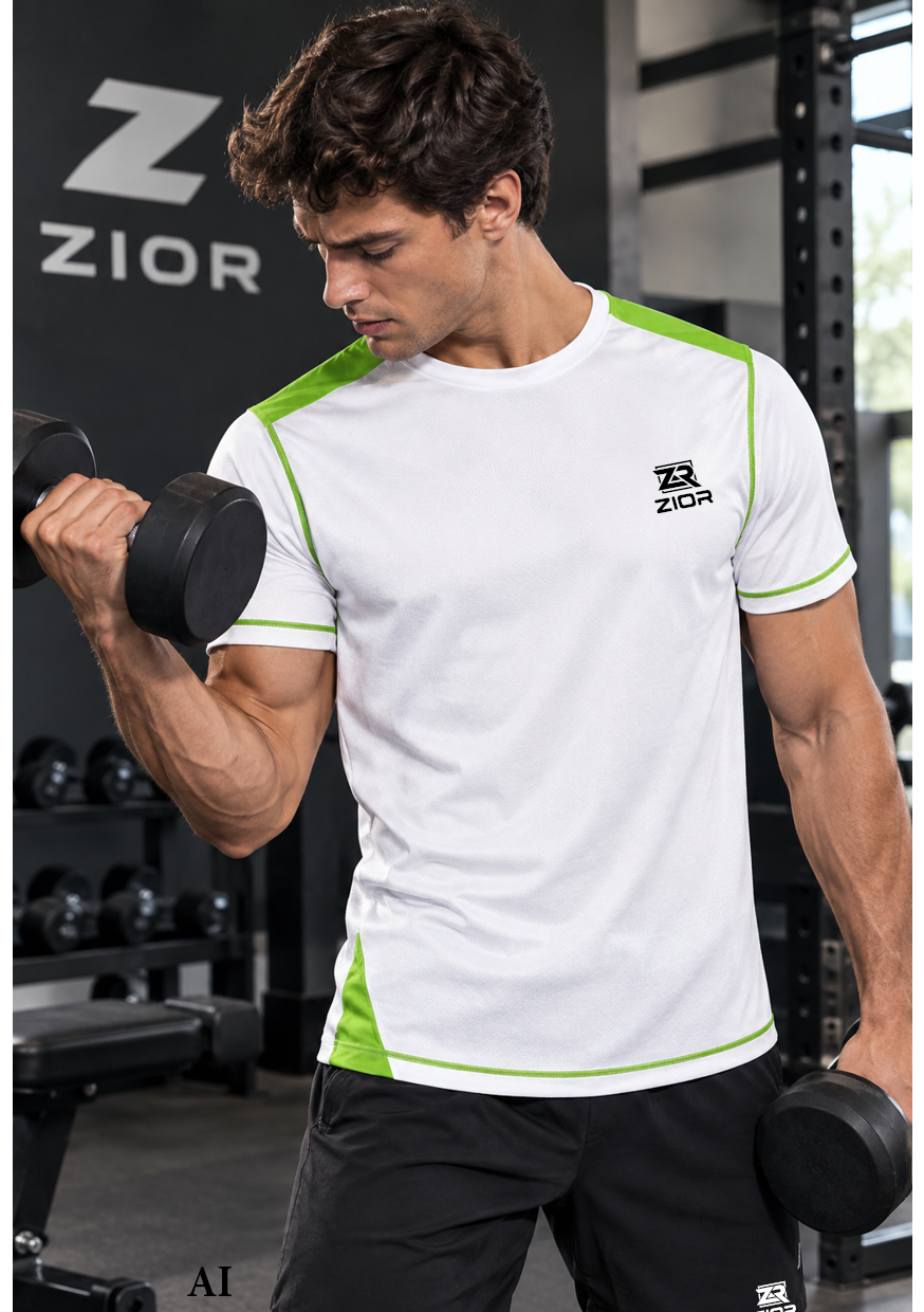 Camiseta  Bicolor 100%Poliéster 145gr Zior