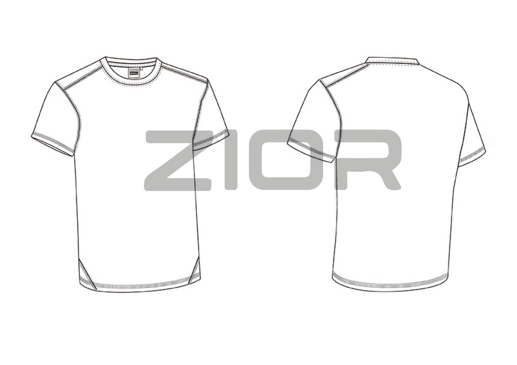 Camiseta  Bicolor 100%Poliéster 145gr Zior
