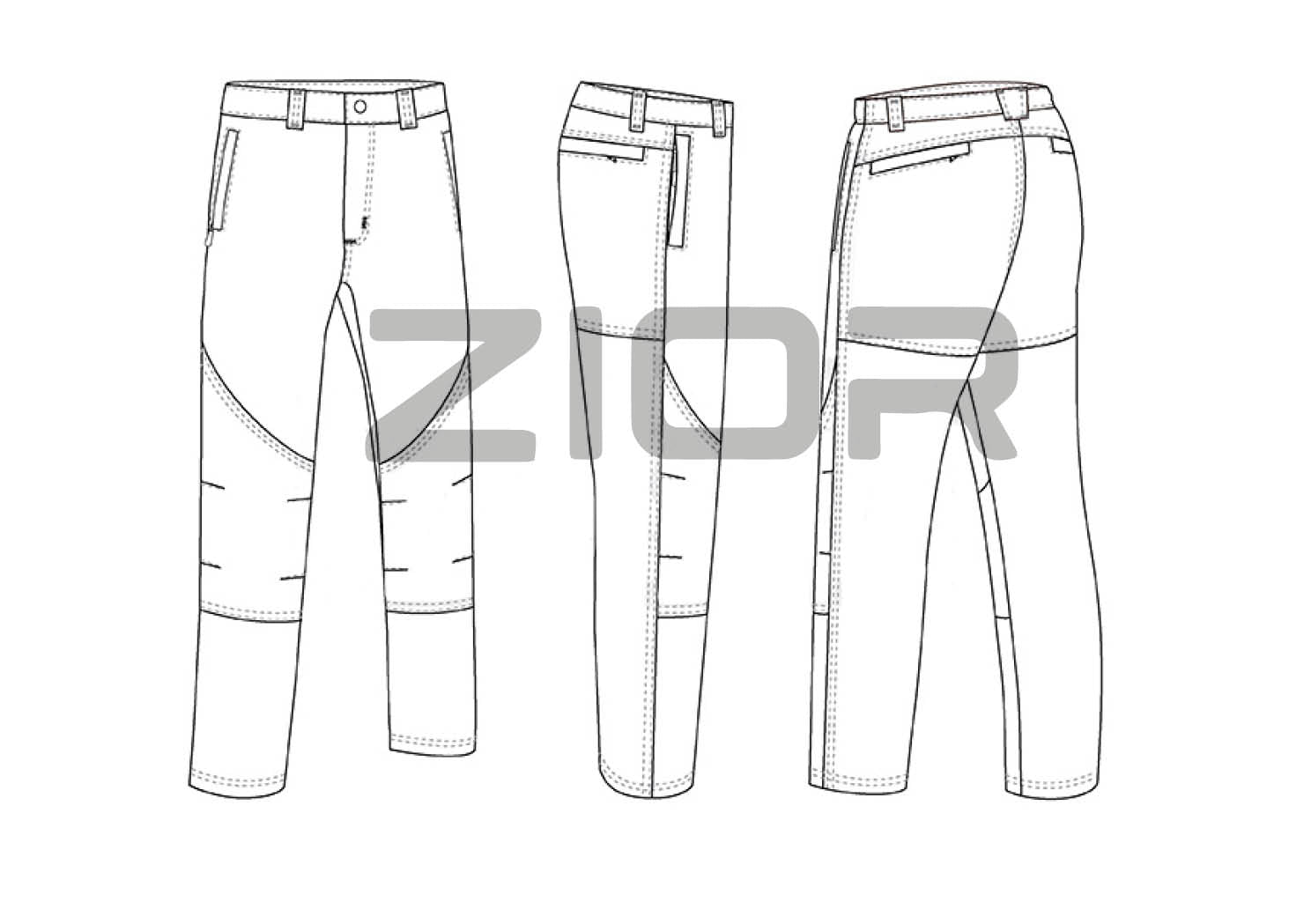 Pantalon Senderismo 270gr Zior