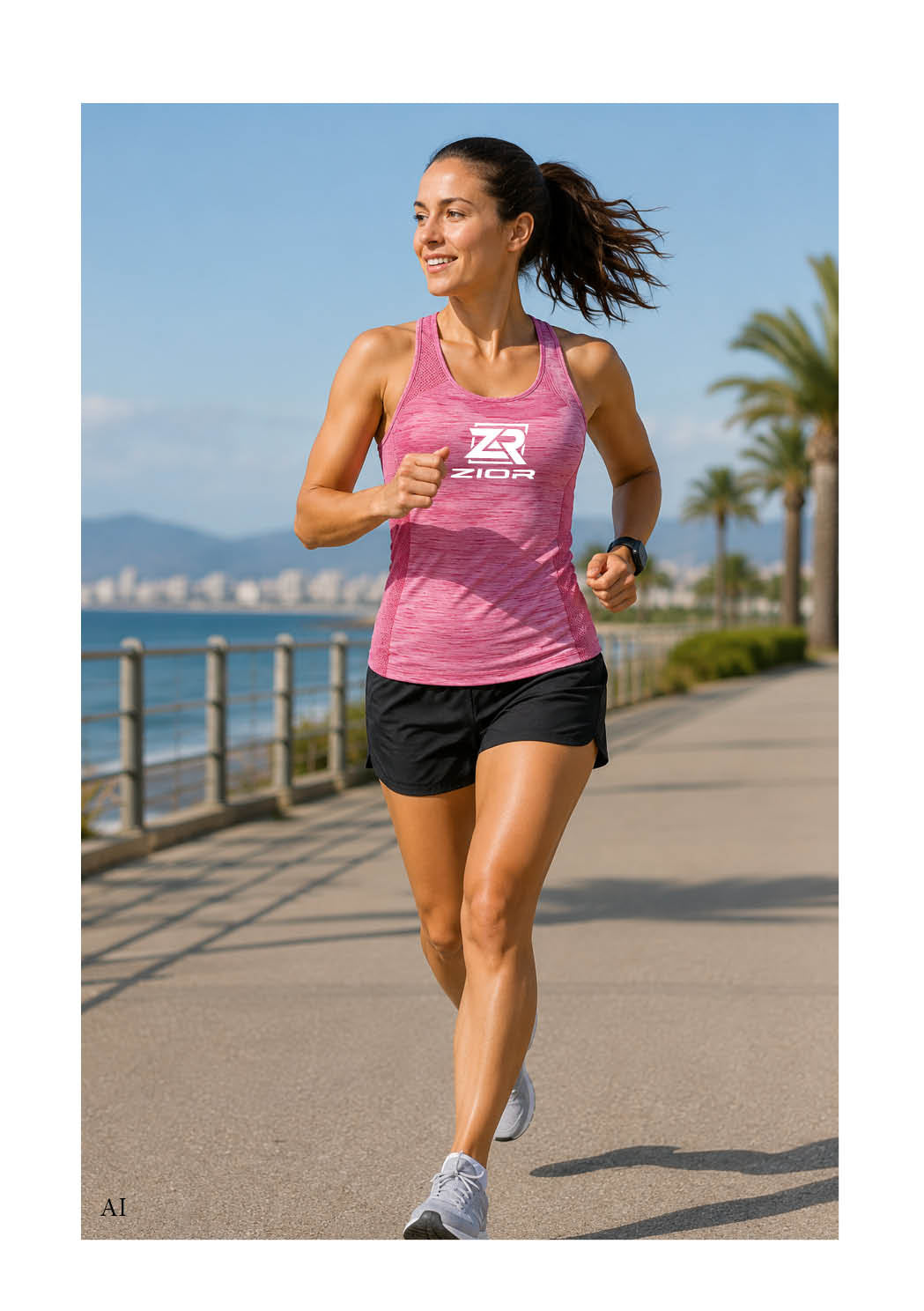 Camiseta Técnica sin Mangas para Mujer Zior