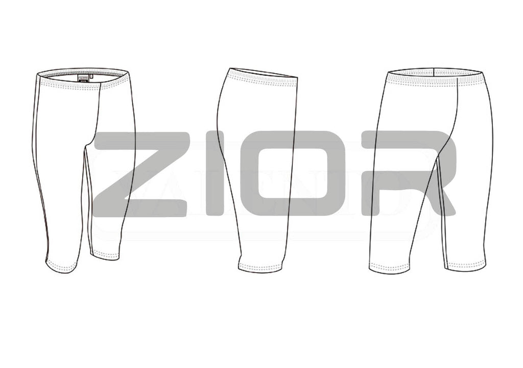 Women's 3/4 Sports Leggings Zior