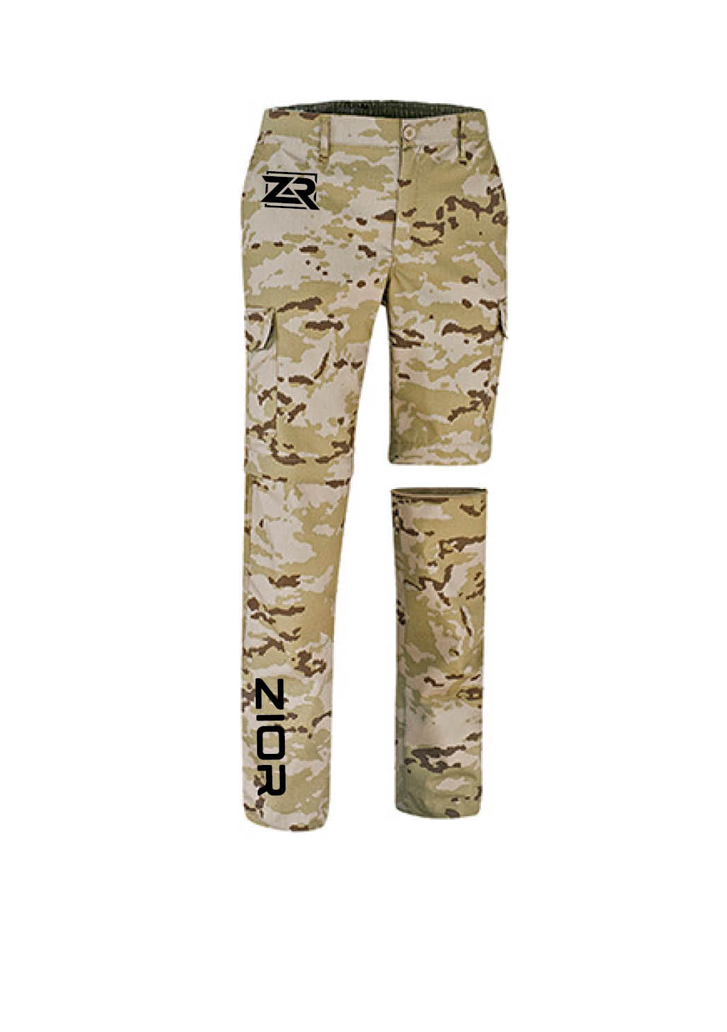 Pantalón Desmontable de Trekking 220gr Zior
